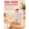 Eğitici Taşınabilir Mikroskop  Ayarlanabilir Focus, Led Işık Ve 80x-200x Yakınlaştırma