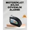 Ekonomik Alarm Disk Kilidi Motosiklet Scooter Bisiklet Güvenlik