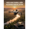 Ekranlı Kumandalı Çift Kameralı Drone İle Havadan Çekim