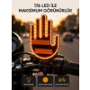 El Hareketiyle Kontrol Edilen 176 Led Amber Güvenlik Lambası