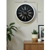 Elegance White 40 Cm Metal Duvar Saati