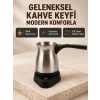 Elektrikli Türk Kahvesi Cezvesi 800w Kablosuz Döner Tabanlı