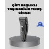Erkek Tıraş Makinesi Kablosuz Kuru Tıraş Folyo Başlık Yıkanabilir Gövde
