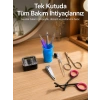 Ev Tipi Manikür Seti Cımbız Tırnak Makası Kaş Makası Bakım Kiti