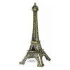Eyfel Kulesi Tasarımlı Kum Saati Kristalleştirilmiş Kum Saati Dekoratif Ahşap Görünümlü