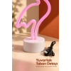Flamingo Led Lamba Pembe Işıklı Usb Ve Pilli