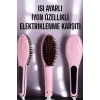 Fön Tarağı Saç Düzleştirici Sıkı Dişli Isı Ayarlı Elektriklenme Karşıtı