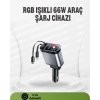 Ford, Opel, Volvo, Skoda Araçlar İçin 66w Çoklu Hızlı Şarj Cihazı