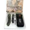 Fst-3070-b Kamp Çakısı Fenerli Grn. 21,5 Cm Manuel, Kemerlikli