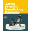 Full Hd Çift Yönlü Araç Kamerası  Hareket Algılama  Döngüsel Kayıt