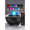 Galaxy Efektli Led Gece Lambası Projektörü Bluetooth Bağlantılı