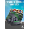 Game Stick 2000 Oyunlu 2.4g Kablosuz Çift Kol Yüksek Hassasiyetli Wireless