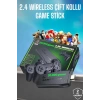Game Stick 2000 Oyunlu 2.4g Kablosuz Çift Kol Yüksek Hassasiyetli Wireless