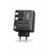 Gan+ Pd 40w Hızlı Şarj Adaptörü Çoklu Çıkış Usb-c Lightning Kablolu Hızlı Şarj Cihazı Ev Ofis Uyumlu Siyah