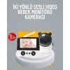 Görüntülü Bebek Monitörü 4.3 İnç Ekran Ve Sesli İletişim