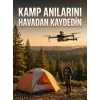 Gps Destekli Katlanabilir Çift Kameralı Drone Ekranlı Kumandalı
