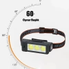 Gs-225 3 Led Usb Şarjlı Çok Fonksiyonlu Kafa Feneri