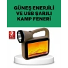 Güneş Enerjili Alev Efektli Lamba – Cob Teknolojili, Dış Mekan Aydınlatma