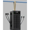 Güneş Enerjili Powerbank Dijital Göstergeli Taşınabilir Güç Kaynağı