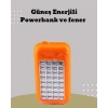 Güneş Paneli Destekli Powerbank Ve Led Işıldak – 10000 Mah, Çift Usb, Outdoor Kullanım İçin