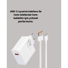 Güvenli Ve Hızlı Şarj İçin 67w Turbo Adaptör Type-c Kablo İle