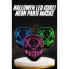 Hallowen Parti Maskesi Neon Led Işıklı Maske 3 Modlu Cadılar Bayramı Maskesi