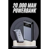 Hızlı Şarj Özellikli 20.000 Mah Dijital Göstergeli Usb Girişli Android Ve İos Uyumlu Powerbank