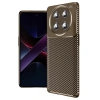 Honor Magic 7 Lite Kılıf Auto Focus Karbon Kapak - Kahverengi