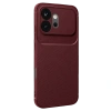 Huawei Honor 600 Auto Focus Karbon Kapak - Bordo