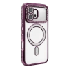 Huawei Honor 600 Joke Simli Magneticsafe Kılıf - Derin Mor