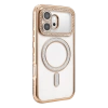 Huawei Honor 600 Joke Simli Magneticsafe Kılıf - Gold