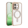Huawei Honor 600 Lite Joke Simli Magneticsafe Kılıf - Gold