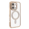 Huawei Honor 600 Lite Joke Simli Magneticsafe Kılıf - Gold