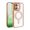 Huawei Honor 600 Lite Joke Simli Magneticsafe Kılıf - Turuncu