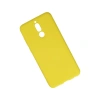 Huawei Mate 10 Lite Kılıf Nano İçi Kadife Silikon - Sarı
