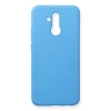 Huawei Mate 20 Lite Kılıf Nano İçi Kadife Silikon - Mavi