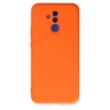 Huawei Mate 20 Lite Kılıf Nano İçi Kadife Silikon - Turuncu