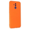 Huawei Mate 20 Lite Kılıf Nano İçi Kadife Silikon - Turuncu
