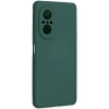Huawei Nova 9 Se Kılıf Nano İçi Kadife Silikon - Koyu Yeşil