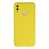 Huawei P Smart 2019 Kılıf Nano İçi Kadife Silikon - Sarı