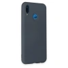 Huawei P20 Lite Kılıf Nano İçi Kadife Silikon - Gri