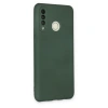 Huawei P30 Lite Kılıf Nano İçi Kadife Silikon - Koyu Yeşil
