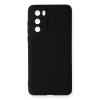 Huawei P40 Kılıf First Silikon - Siyah