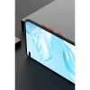 Huawei P40 Pro Kılıf Range Yüzüklü Silikon - Siyah-mavi