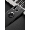 Huawei Y6p Kılıf Range Yüzüklü Silikon - Siyah