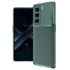 İnfinix Hot 50 Pro Plus 4g Auto Focus Karbon Kapak - Koyu Yeşil