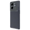 İnfinix Smart 9 Kılıf Auto Focus Karbon Kapak - Lacivert