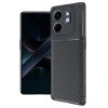 İnfinix Smart 9 Kılıf Auto Focus Karbon Kapak - Siyah