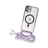 İphone 11 Kılıf Divo Lazer Askılı Magsafe Kapak - Lila