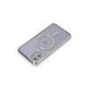 İphone 11 Kılıf Joke Simli Magneticsafe Kılıf - Gümüş